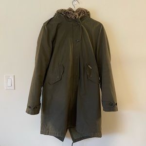 Woolrich Winter Jacket with removable faux fur hood